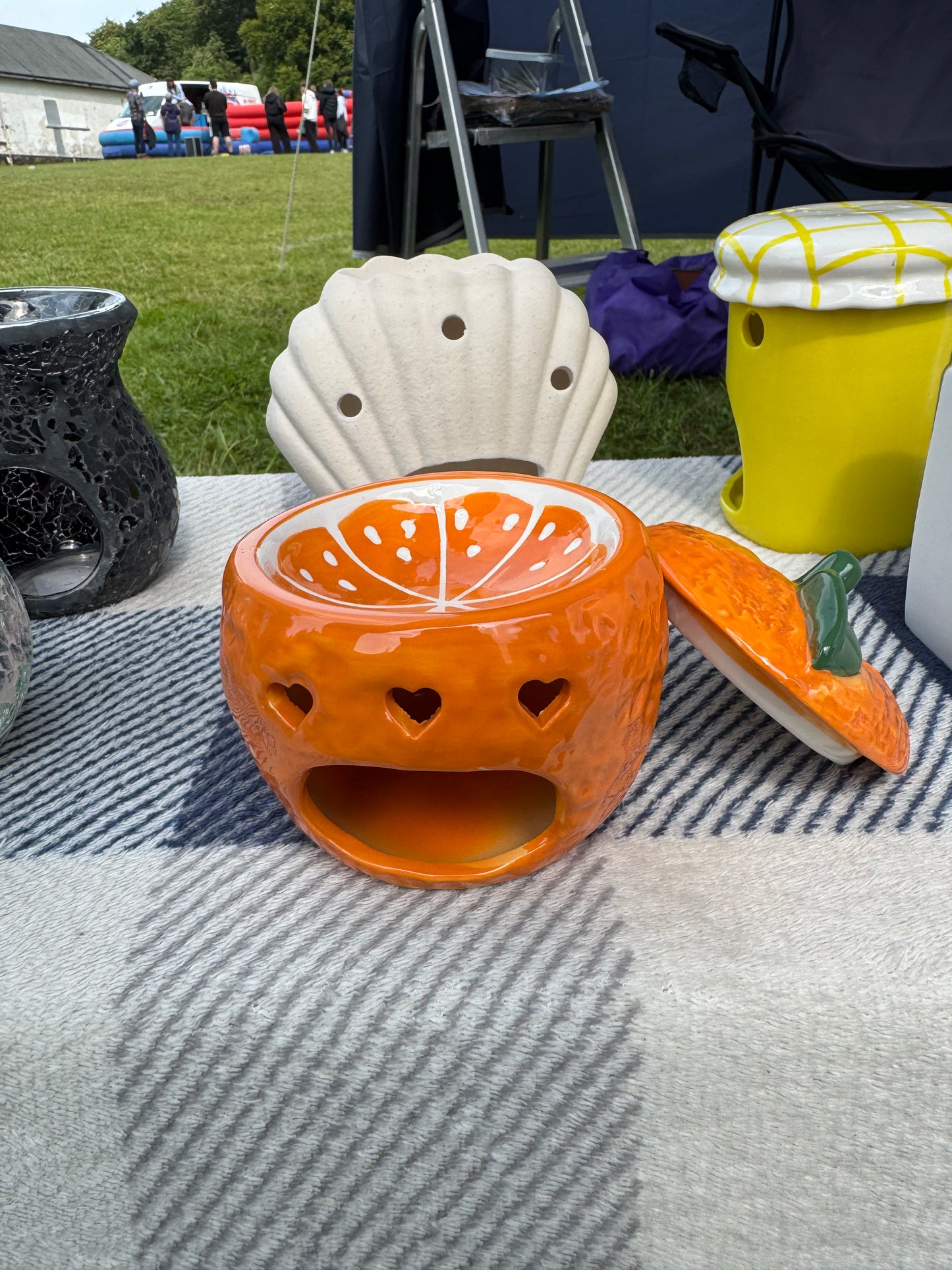Orange Wax Melt Burner